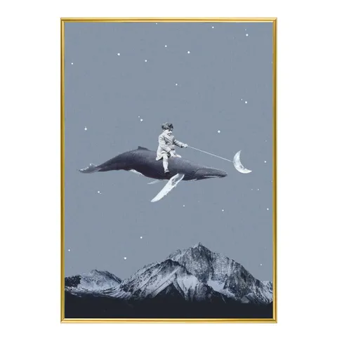 거실액자 모던 슬림액자 Aim for the moon A3사이즈