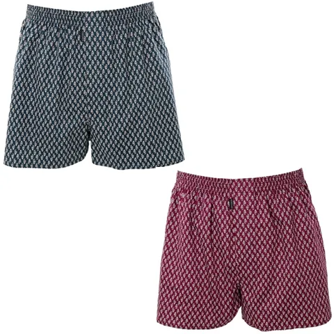 [2매입]최고급 면 100수 허리배김이 없는 돛단배 트렁크 VMP1903DSET