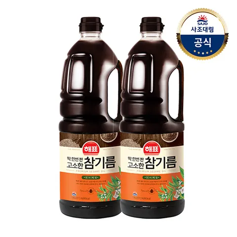고소한참기름1.8L 2개