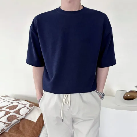 [브리치]  / 현우 니트 무지 반팔티셔츠