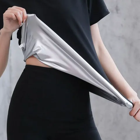 반팔 운동효과 헬스 스포츠 여성 땀복 티셔츠 방수땀복 땀복 여자땀복 여성땀복세트 여성땀복