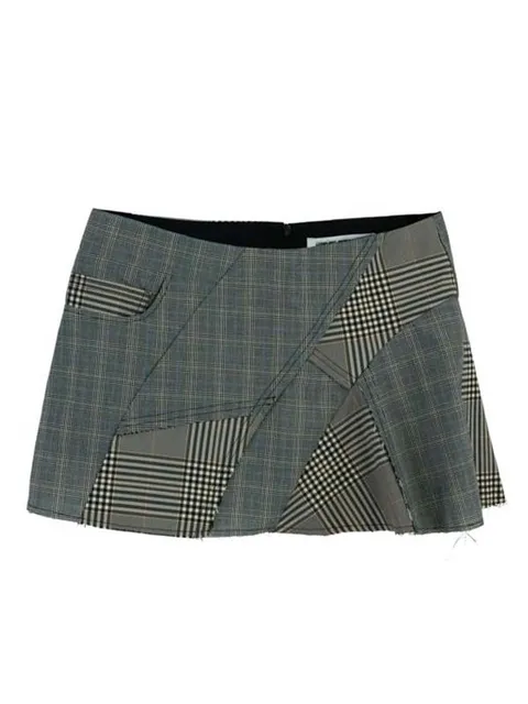 레이브 리뷰 ANNABEL 체크 스커트