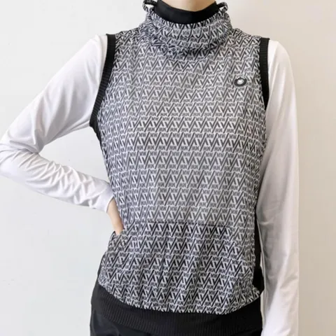 여성 여자 골프웨어 기능성 쿨 망사 귀걸이조끼 골프의류 조끼 망사조끼 귀걸이조끼 골프조끼