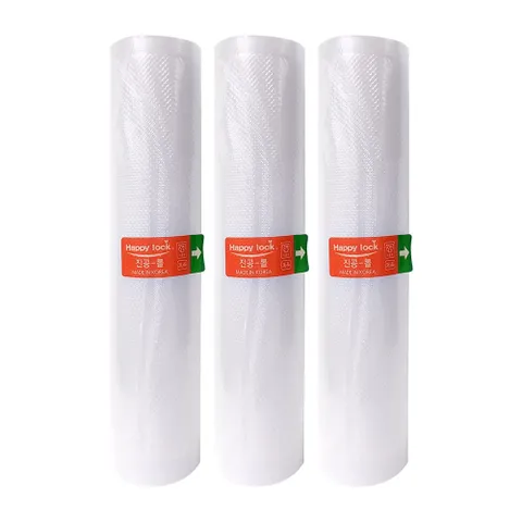 가정용 식품 압축팩 진공포장지 롤(대) x 3개세트 진공포장롤 진공포장파우치 진공포장비닐