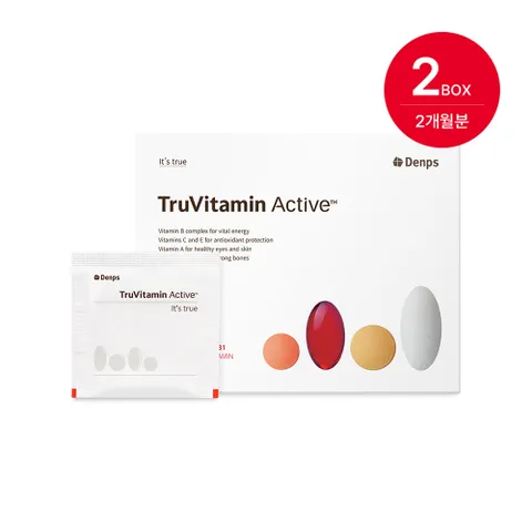 [활력비타민B군에 집중] 트루바이타민 액티브 2박스 (2개월분)