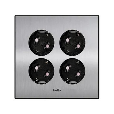 102519 매입콘센트-벨로 매입콘센트 4구 탭 전선릴