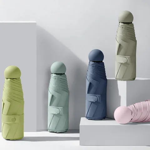 마카롱 캡슐 초경량 미니우산 UV 자외선차단 암막양산 접이식 우산 튼튼한 양우산
