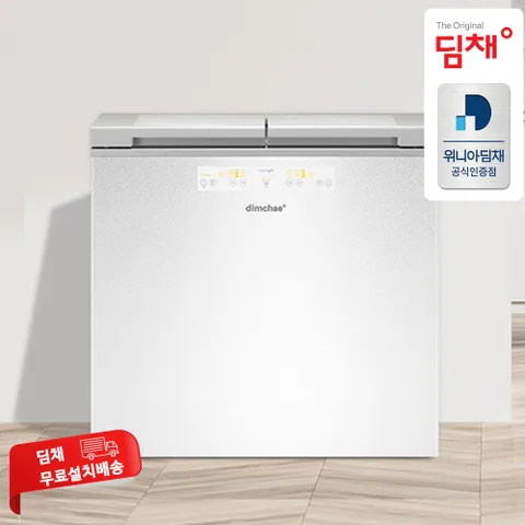 딤채 174L 2도어 뚜껑형 김치냉장고 EDL18KBWAWT 공식인증점 전국무료설치