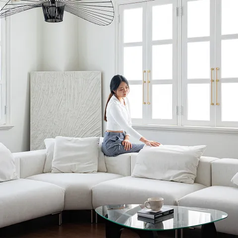 [무케] 소파_니케 패브릭 코너 소파 5인용 (마샤) 신혼가구 친환경소재