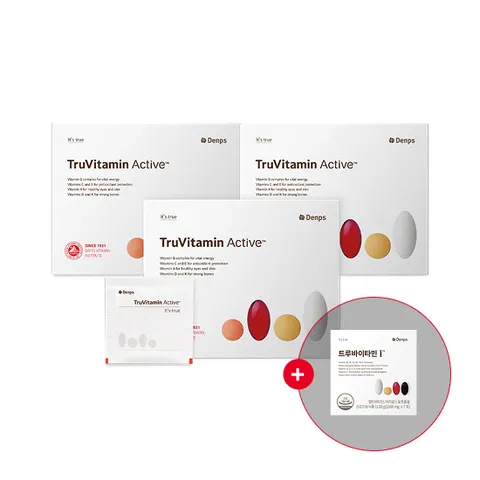 [활력비타민B군에 집중] 트루바이타민 액티브 3박스 (3개월분+트루바이타민I 7포)