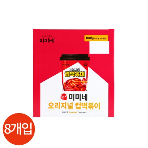 미미네 오리지널 컵떡볶이 110g x 8개