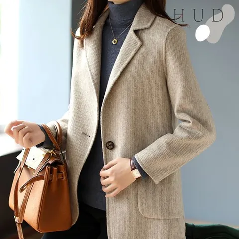 [하프클럽/휴드]오트밀 캐주얼 코트 자켓