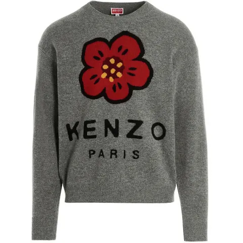 22FW 플라워 로고 울 니트 그레이 5PU345 3LD 96