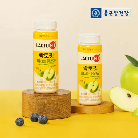 락토핏 마시는 유산균 사과맛 130ml 12팩