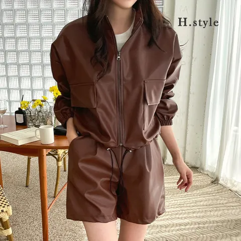 H스타일DK톰레더건빵JP/가을/자켓/JK/점퍼/코트/야상/사파리/아우터/간절기