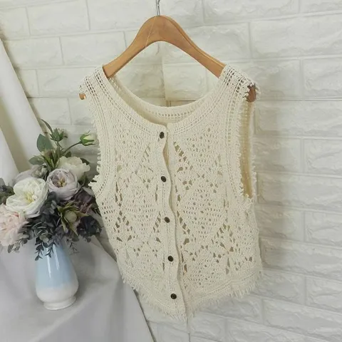 [하프클럽] rbm_썸머뜨게조끼VOT뷔스티에조끼,여름조끼,미니베스트,그물조끼