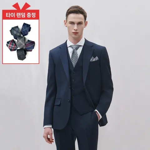 [롯데백화점][르메스트](한정판매) 맨잇수트 25FW 울 100 솔리드 3PCS 포멀핏 정장 3종 택1