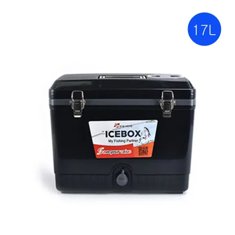 낚시전용 아이스박스 검정 17L 레져박스 캠핑아이스박스 대형아이스박스