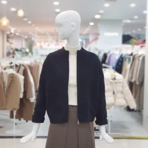 abfz sh06 루즈핏의 도톰 펀칭 집업가디건 DDIY1GY37 (11659629)