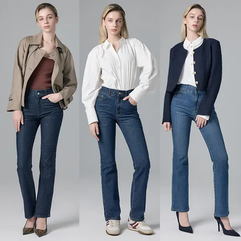 25FW   여성 라이크라 시그니처 데님3종