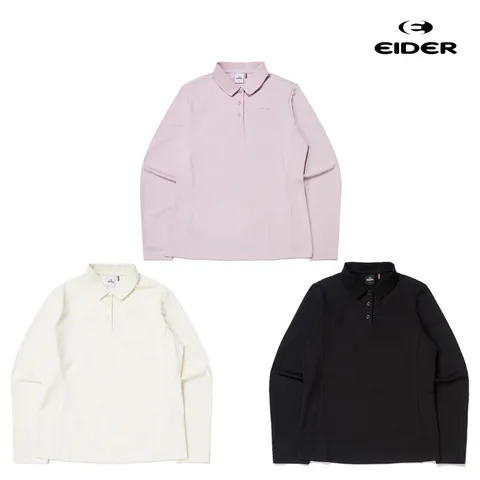 PQ 여성 긴팔 폴로 티셔츠 여자카라티셔츠 DWU23288