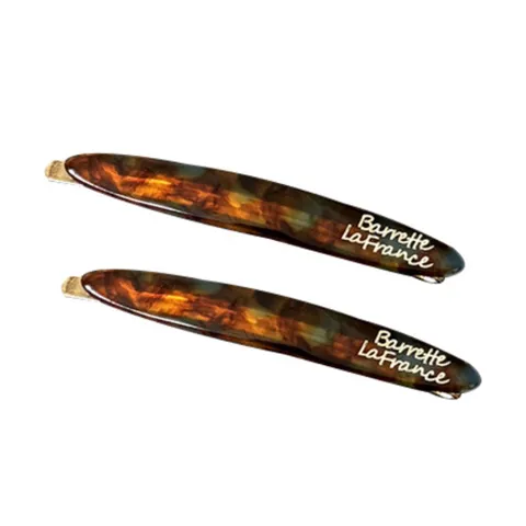 얇은 일자핀 헤어핀 앞머리 잔머리핀 브라운 2p 여성앞머리핀 앞머리집게핀 앞머리핀