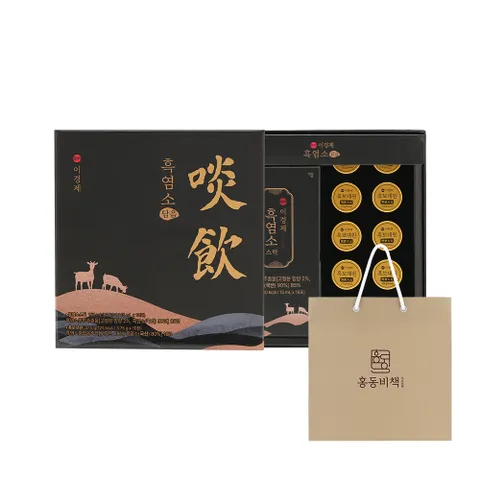 [선물용 쇼핑백] 이경제 흑염소 담음 세트 (흑염소 스틱 10포+흑보대원 10환)