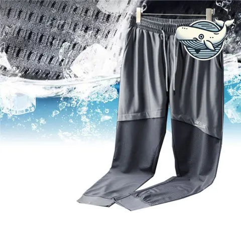 시원한 쿨 메쉬 남성 트레이닝 슬랙스 운동용 아이스바지 짐웨어 레깅스바지 레깅스긴바지