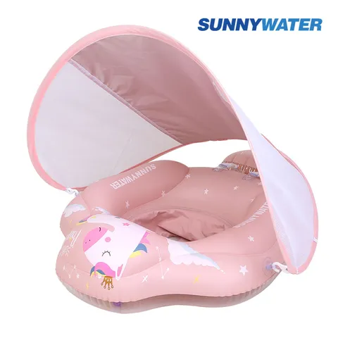 써니워터 핑크유니콘 그늘막보행기 튜브 물놀이 여행 휴가 수영장 바다 파도타기 성인 유아 의자 라이드온