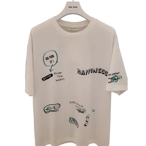 [롯데백화점][슬로우템포]남여공용) 해피버터그래픽티셔츠(SBTG9025)