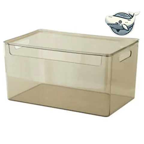 투명 수납 리빙박스 대형 정리함 다용도 수납함 팬트리정리함 옷수납정리함 옷장정리