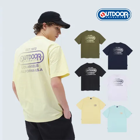 공용 하프톤 로고 티셔츠 WO136TCTGZ09 463694