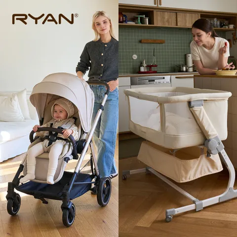 솔로2025 절충형 유모차 + 드림콧 아기침대 세트