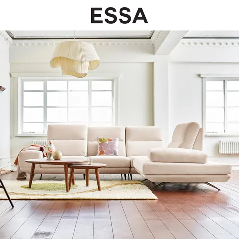 에비뉴 4인 오픈코너형 스윙기능 리브 패브릭 소파