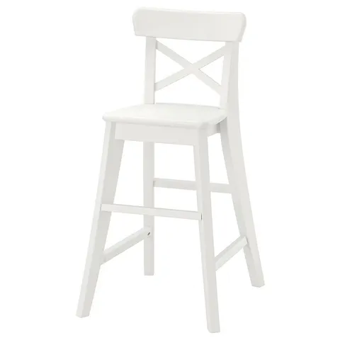 잉올프 의자 화이트 41x45x77cm 시트30x25x52cm 고무나무원목