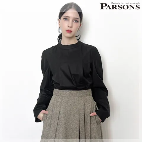 [파슨스] [Made simple] Lala Pintuck Blouse (MSPRABL02)