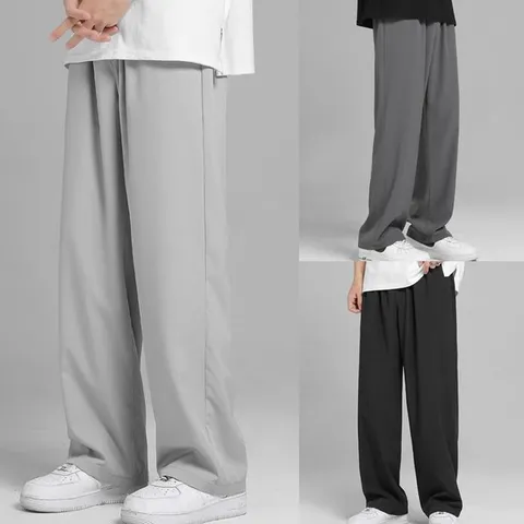 남자 허리밴딩 쿨 일자 무지팬츠 DHH-A55 (9655043)