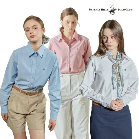 [하프클럽] 25FW]  여성 옥스포드 셔츠3종