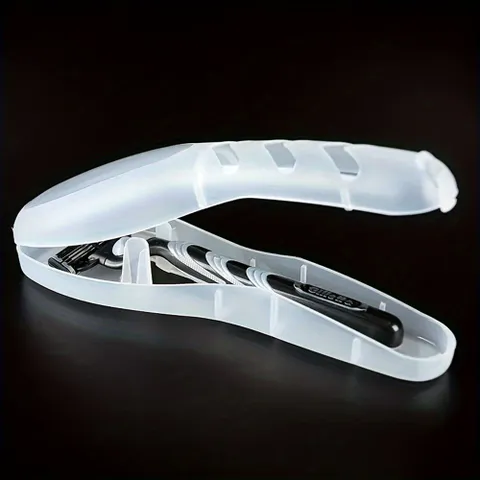 여행용 면도기 케이스 질레트 도루코 호환 휴대용 보관 홀더 면도날 가방 수영장 물빠짐 커버