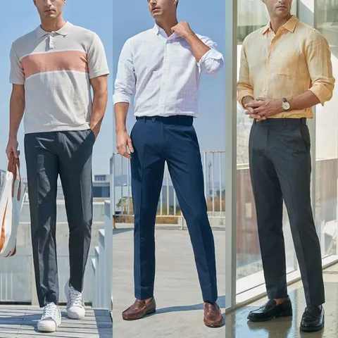 [하프클럽/엠필]남성 COOL에어메쉬 프리미엄 히든밴딩정장바지30-38사이즈 3종세트