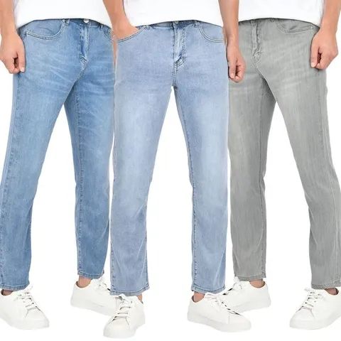 [하프클럽/핫코드]여름 텐셀 쿨링 슬림 일자 워싱 청바지 3컬러