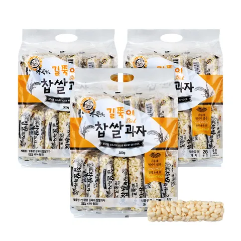 길쭉이 찹쌀과자 300g x 3개