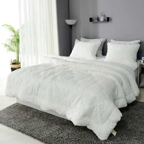 프리미엄 리프 10미리 겨울 극세사 이불베개 세트 SS/Q