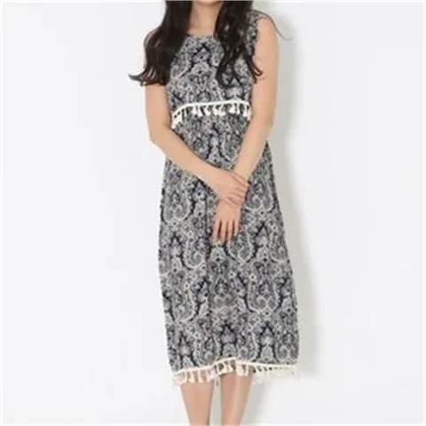 [오노마] ONM 보헤미안스타일 미들원피스 민소매원피스 청순패션 (8188050)