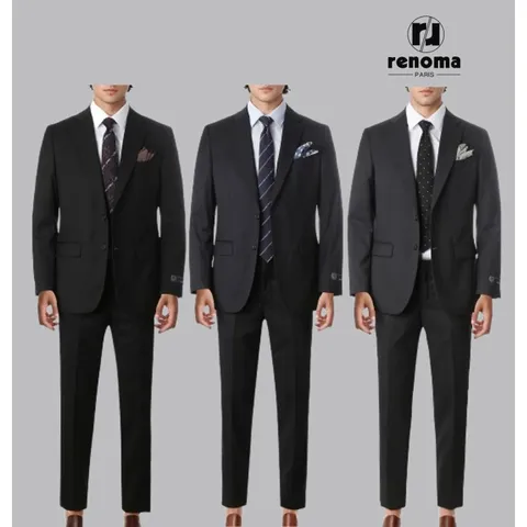 [롯데백화점][레노마캐주얼](레노마) SS 봄여름 (기간이벤트) 3종택일 스트레치 프리미엄정장세트SJ00ADG