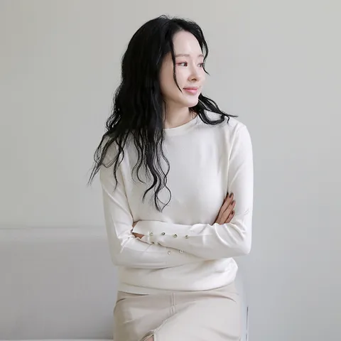 [최초가 99,000원]테르노 소프트 워셔블 데일리 라운드 니트 4종세트