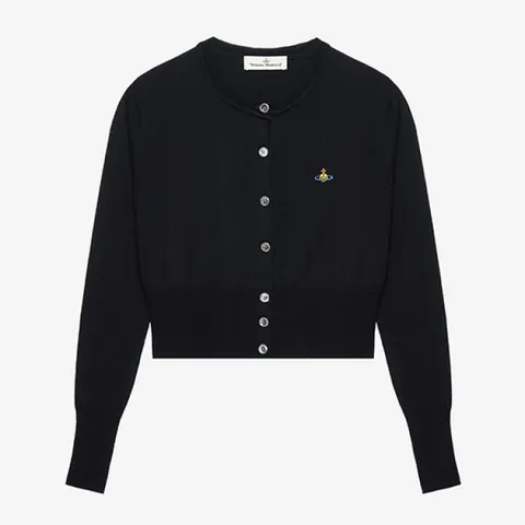 [롯데백화점][롯데비비안웨스트우드 베아 크롭 가디건(1803002U-Y001V)