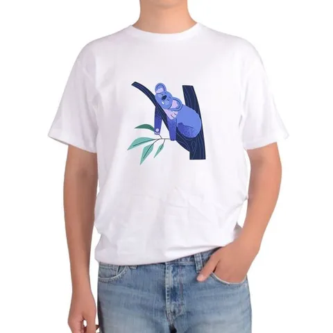 [하프클럽]  기능성반팔 코알라 호주 나무위낮잠 게으른 잠이보약