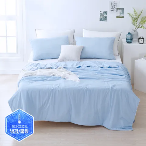 접촉냉감 아이스쿨 여름 냉감이불+베개커버 세트 SK