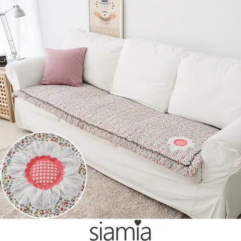 siamia 시원한 덴드 시어서커 쿨링 여름 쇼파패드 4인65X240